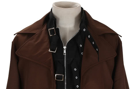 Harry Potter Alastor Moody Brown Robe Black Vest Cosplay Costume