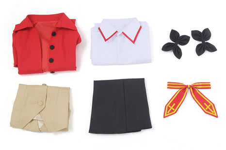 Anime Fate Stay Night Fate/Zero Tohsaka Rin Cosplay Costume Cosplay Dress