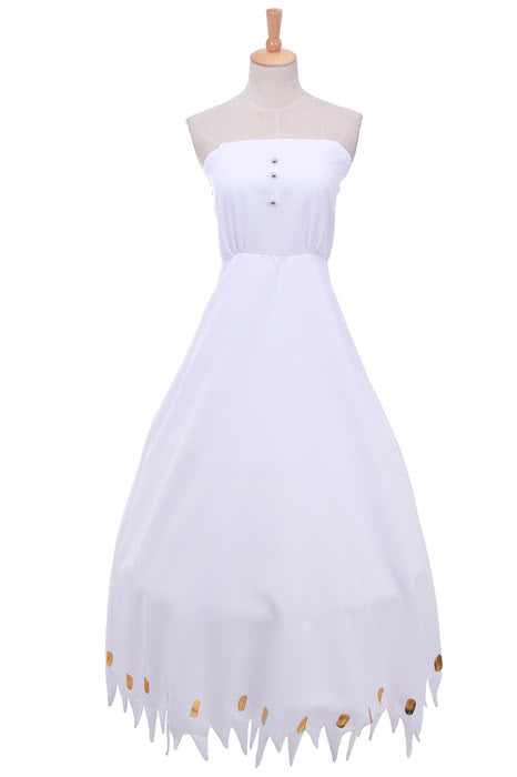 Fate Stay Saber Night Rin Deep Blue Dress Cosplay Costume Customized