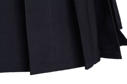 Black High School Girls Uniform Cosplay Costumes