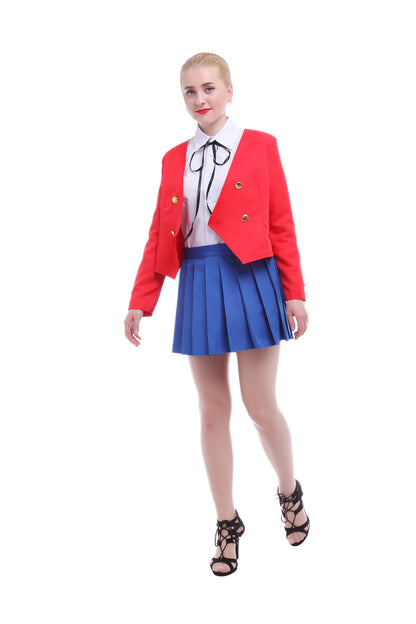 Toradora! Tiger and Dragon Aisaka Taiga Red Uniform Cosplay Costumes