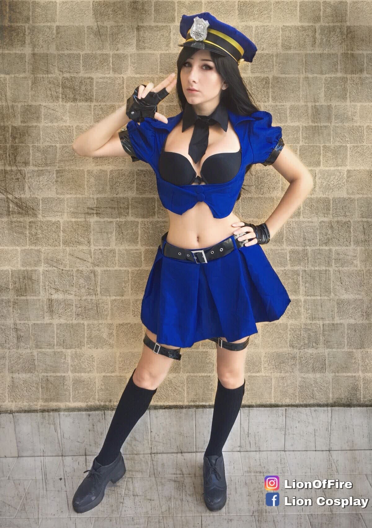 LOL Game the Sheriff of Piltover Caitlyn Blue Cosplay Costumes