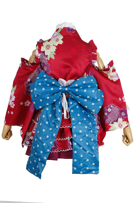 Love Live Bathrobe Awakening Nozomi Tojo Red Cosplay Costume Special