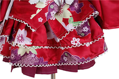 Love Live Bathrobe Awakening Nozomi Tojo Red Cosplay Costume Special