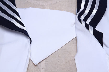 Japanese Schoolgirl Uniform White Shirt And Red Cravat Costume