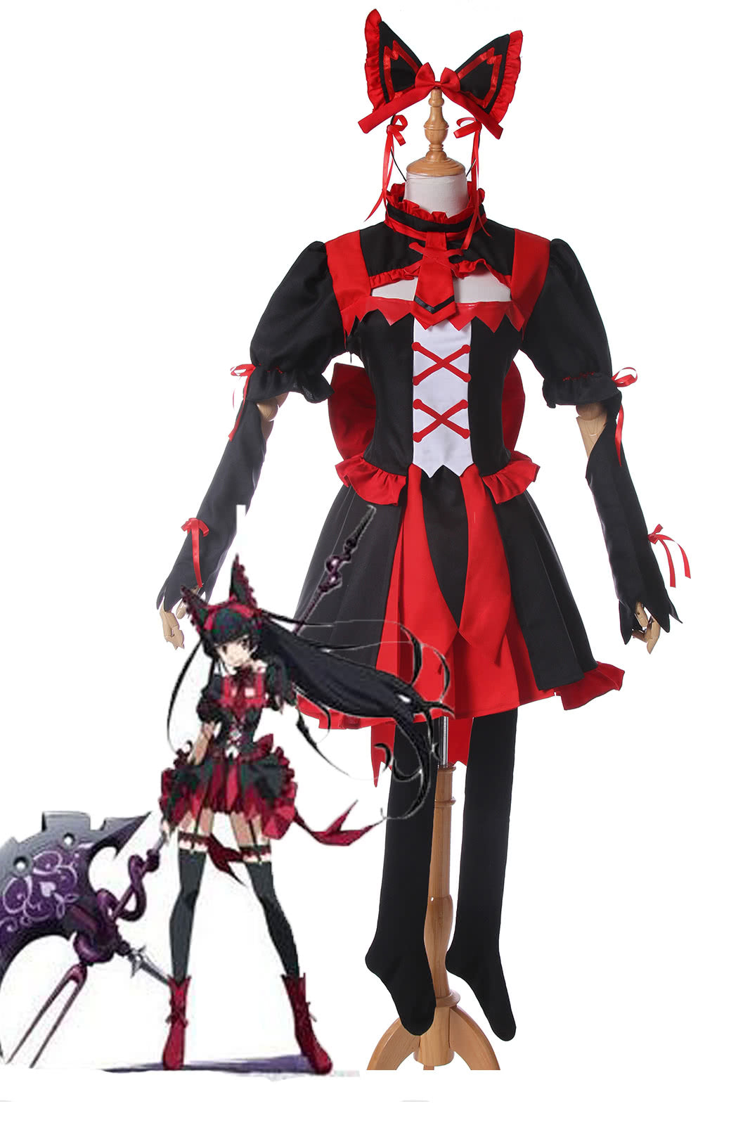 Gate Jieitai Kano Chi nite, Kaku Tatakaeri Rory Mercury Cosplay Costumes