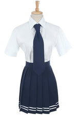 dark blue stripe