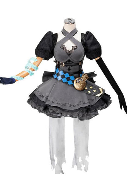 SINoALICE Alice Gray Dress Game Cosplay Costumes