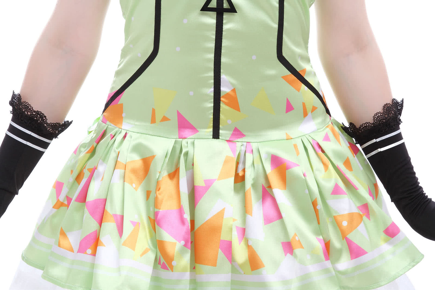 Love Live! Video Game Awaken Hanayo Koizumi Cosplay Costumes Green Dresses