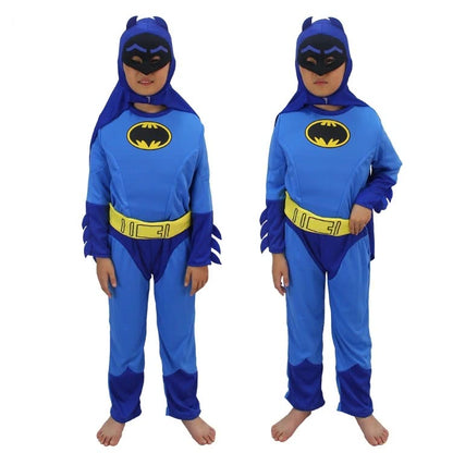 2015 Fashion Blue Halloween Party Costomes Children’s Cosplay Batman Clothes