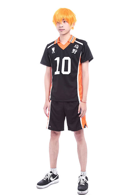 Haikyū!! Shōyō Hinata Number 10 Volleyball Sports Cosplay Costumes