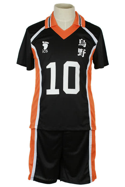 Haikyū!! Shōyō Hinata Number 10 Volleyball Sports Cosplay Costumes