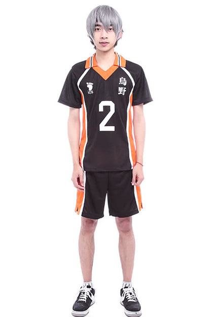Haikyū!! Kōshi Sugawara Number 2 Volleyball Sports Cosplay Costumes