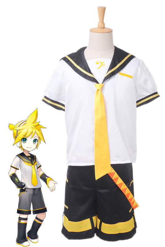 VOCALOID Kagamine Rin/Ren Cosplay Costume Anime Boy School Uniform