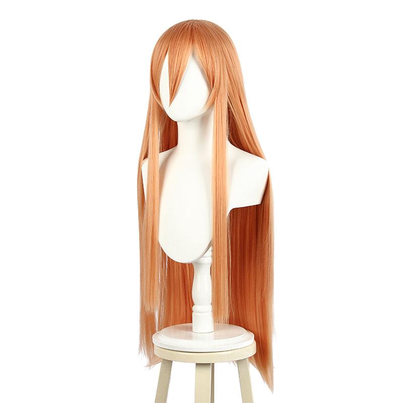Chainsaw Man Power Orange Long Cosplay Wigs