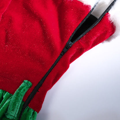 Christmas Costume Red and Green Christmas Dress
