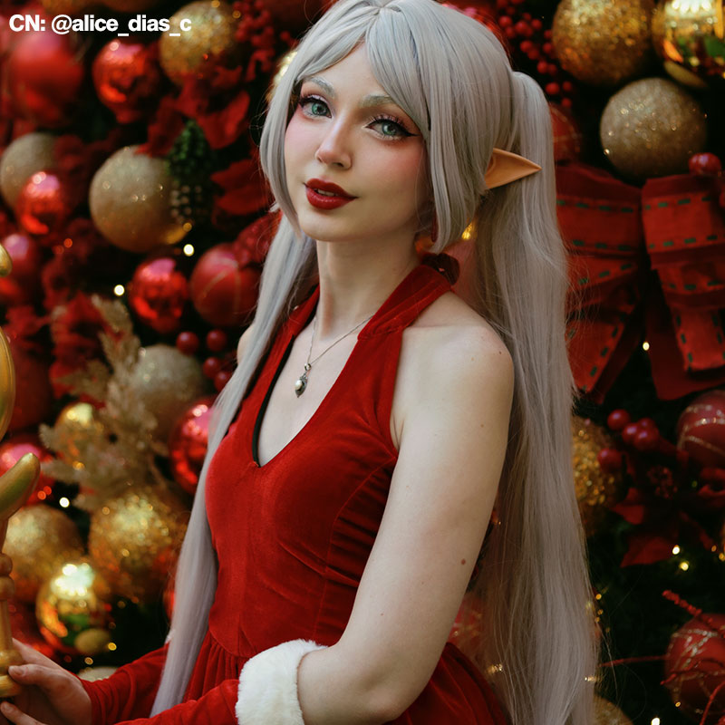 Christmas Dress Red Holiday Cosplay Outfit