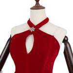 Christmas Dress Red Holiday Cosplay Outfit