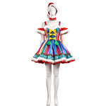 Christmas Rainbow Dress Cosplay Costume