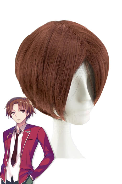 Classroom of the Ayanokōji Kiyotaka Brown Short Wigs 