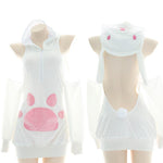 Cute Cat Pink Sexy Pajamas Cosplay Costume