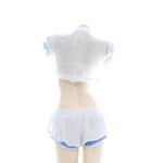 Cute Chiffon Translucent Underwear Cosplay Costume