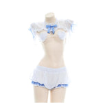 Cute Chiffon Translucent Underwear Cosplay Costume
