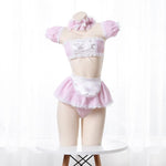 Cute Maid Sexy Lingerie 4 Colors Cosplay Costume
