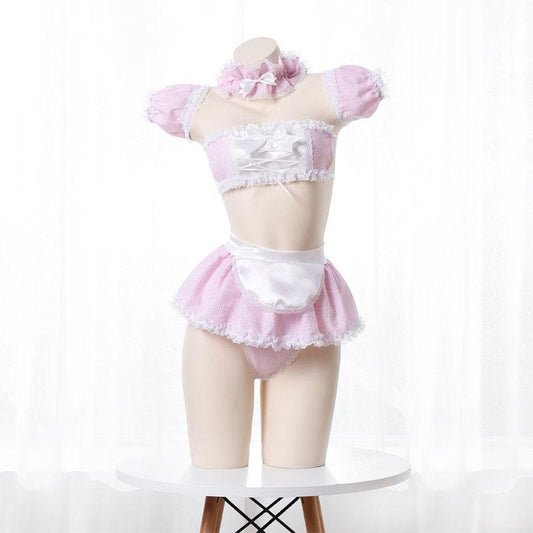 Cute Maid Sexy Lingerie 4 Colors Cosplay Costume