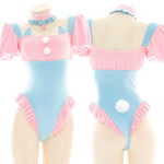 Cute Pink And Blue Uniform Underwear Cosplay Costume