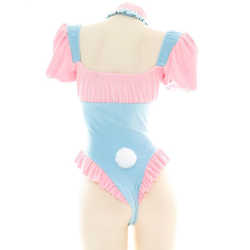 Cute Pink And Blue Uniform Underwear Cosplay Costume