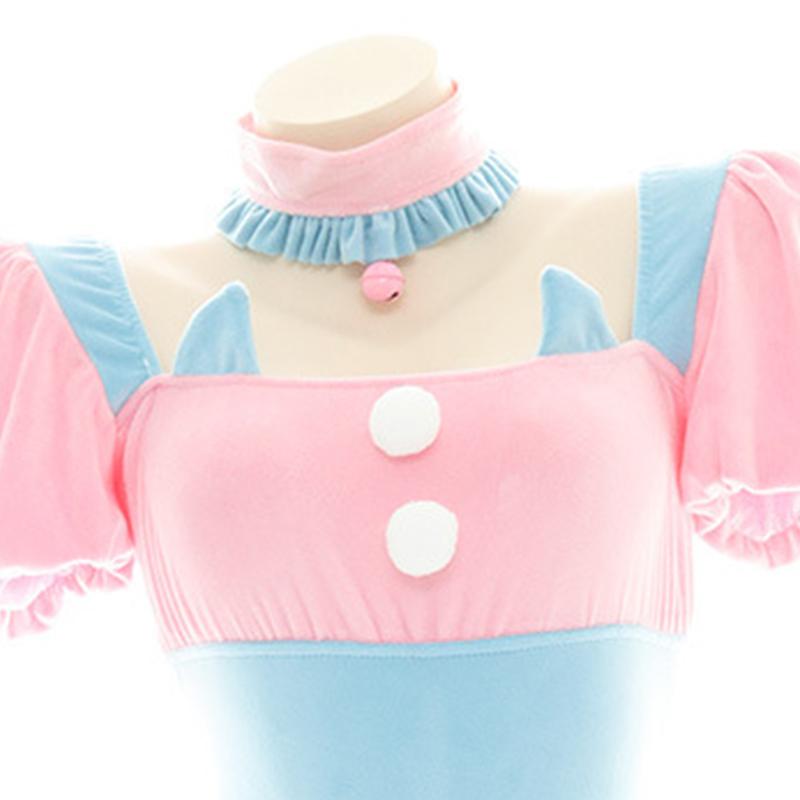 Cute Pink And Blue Uniform Underwear Cosplay Costume