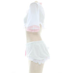 Cute Rabbit Cheongsam Pajama Cosplay Costume
