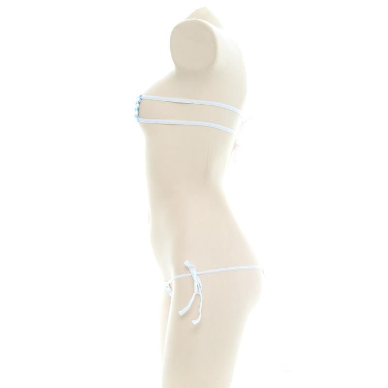 Cute Stripe Sexy Bikini 2 Color Cosplay Costume