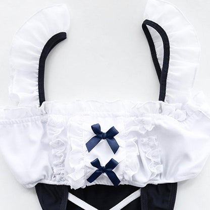 Cute Swimsuit Bodysuit Maid Cosplay Costume