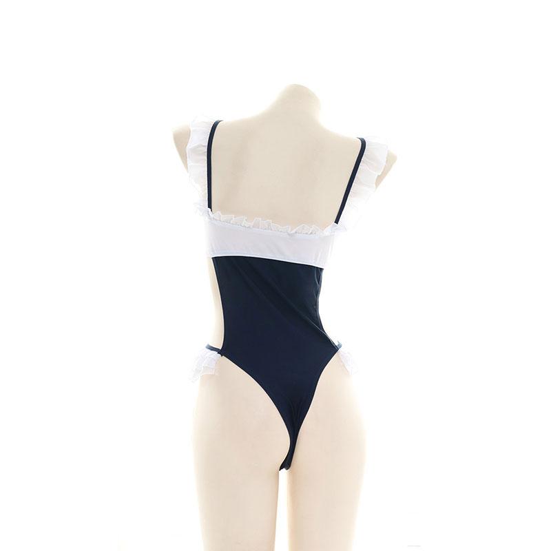 Cute Swimsuit Bodysuit Maid Cosplay Costume