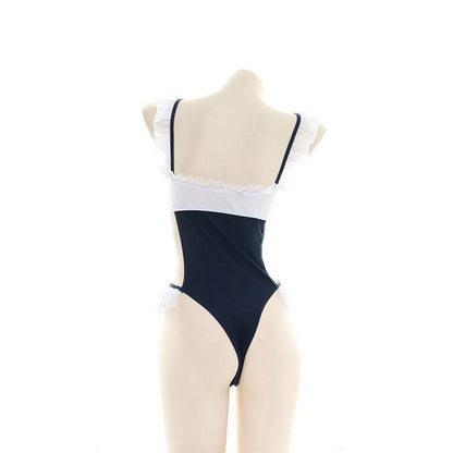 Cute Swimsuit Bodysuit Maid Cosplay Costume