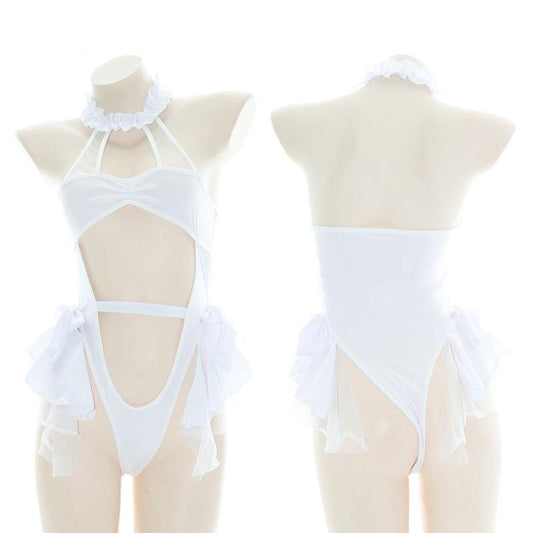 Cute White Sexy Swimsuit Cosplay Costume