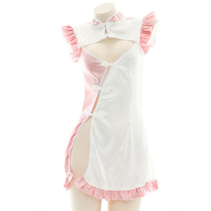 Cutout Sexy Cheongsam Dress Cosplay Costume