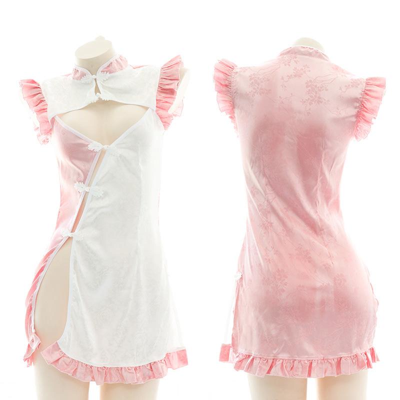 Cutout Sexy Cheongsam Dress Cosplay Costume