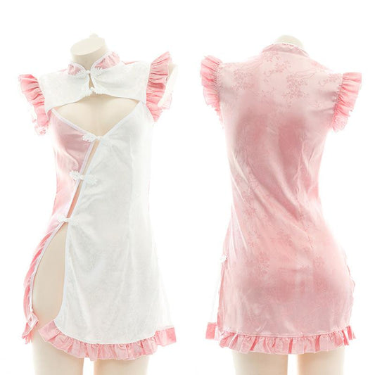 Cutout Sexy Cheongsam Dress Cosplay Costume