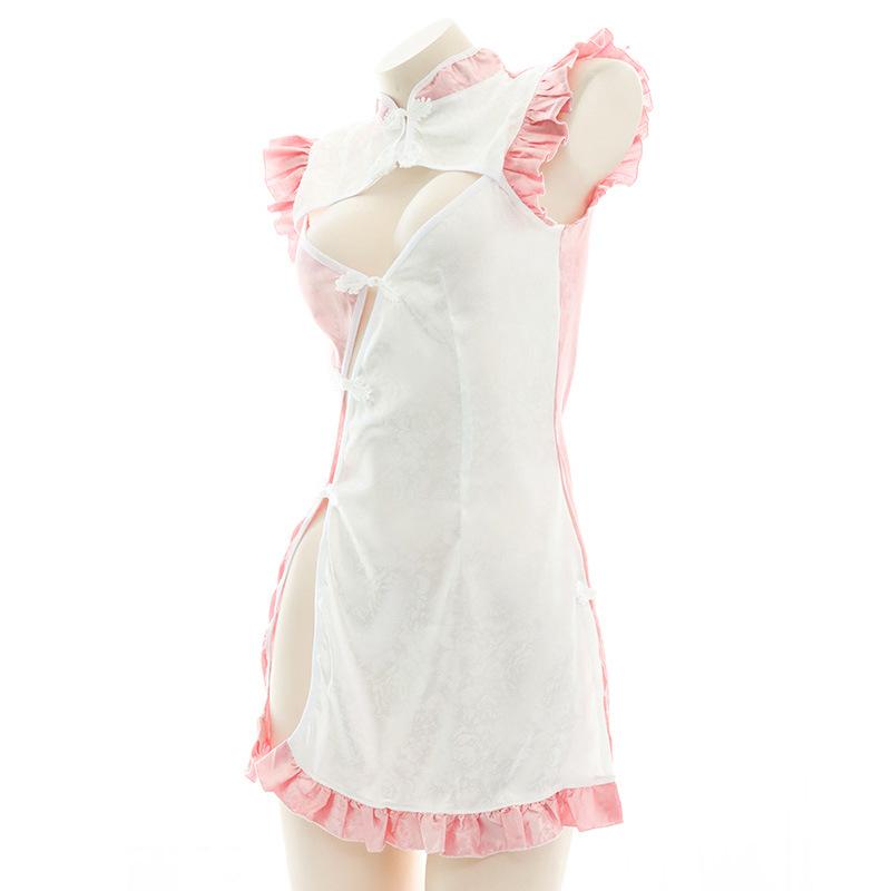 Cutout Sexy Cheongsam Dress Cosplay Costume