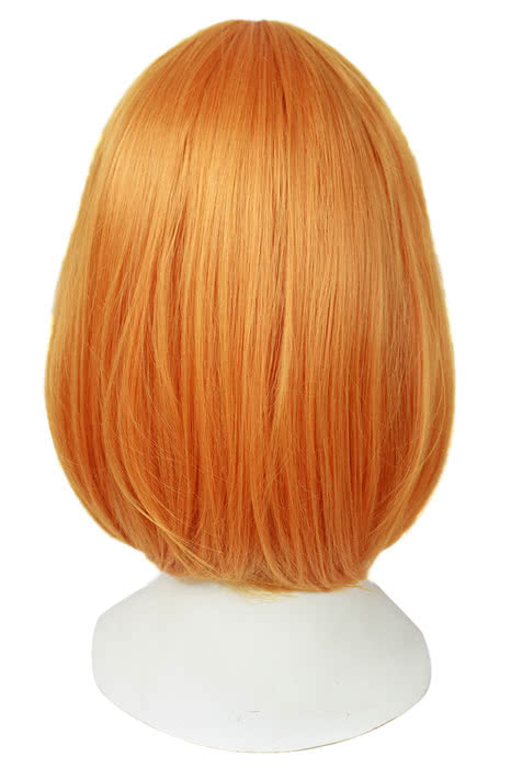 Love Live! Kousaka Honoka Medium Long Orange Cosplay Wigs 