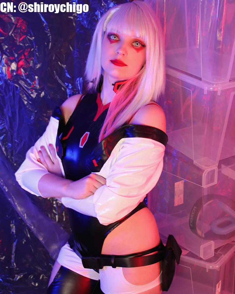 Cyberpunk Edgerunners 2077 Lucy Halloween Cosplay Costume