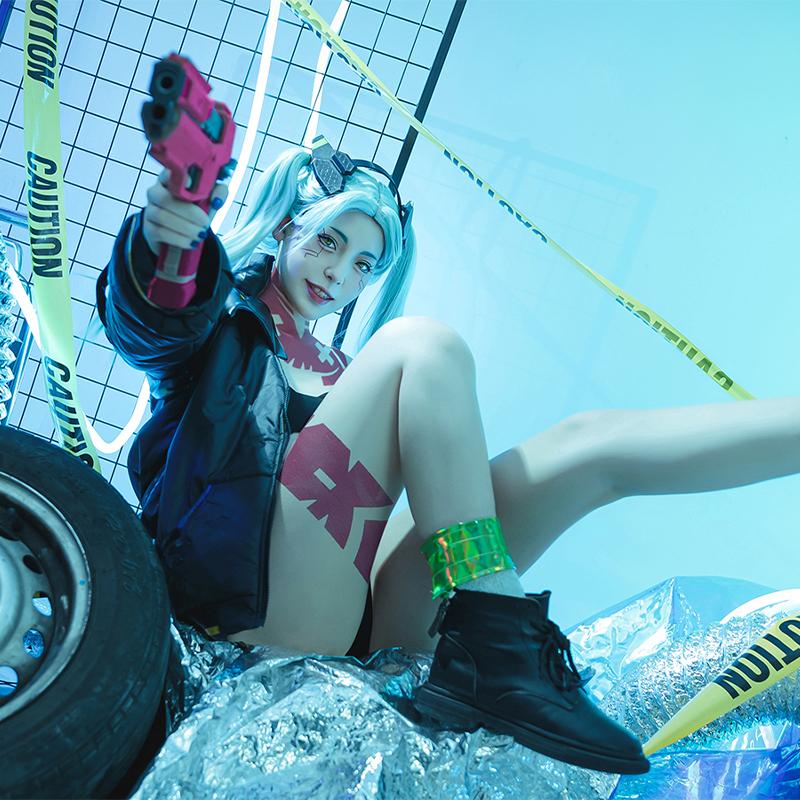 Cyberpunk Edgerunners Rebecca Halloween Cosplay Costume