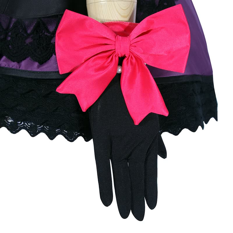D.Va Hana Song pioneer black Dress Video Game Cosplay Costumes