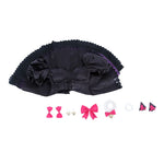 D.Va Hana Song pioneer black Dress Video Game Cosplay Costumes
