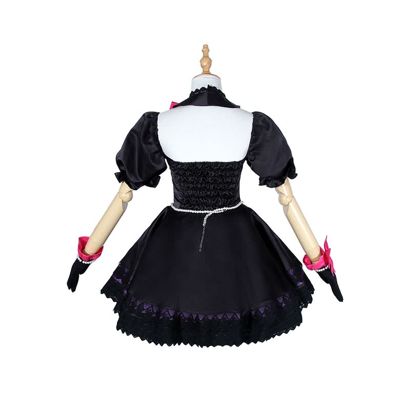 D.Va Hana Song pioneer black Dress Video Game Cosplay Costumes