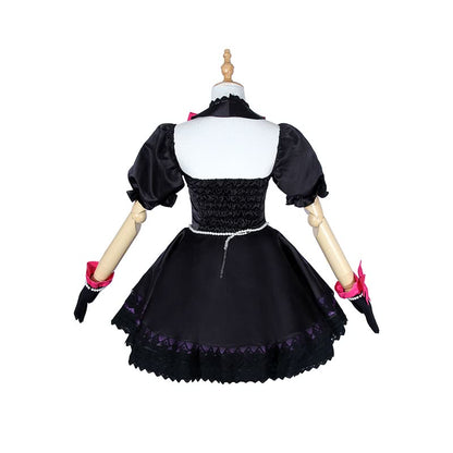 D.Va Hana Song pioneer black Dress Video Game Cosplay Costumes