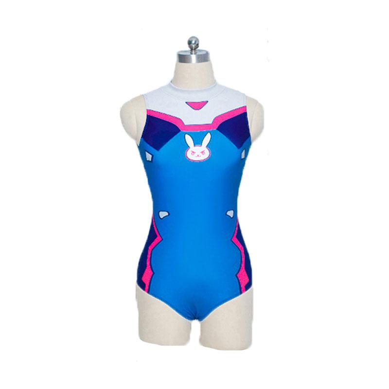 D.Va Hana Song Swiming Suit Video Game Cosplay Costumes 